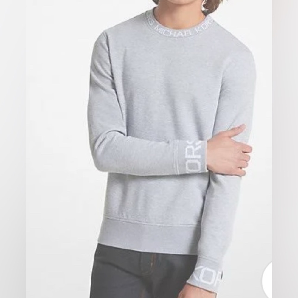 Michael Kors Light Gray Crewneck Sweater